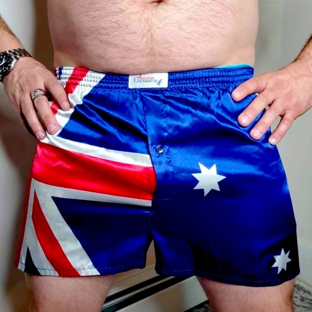 Australian Flag Silk Boxers